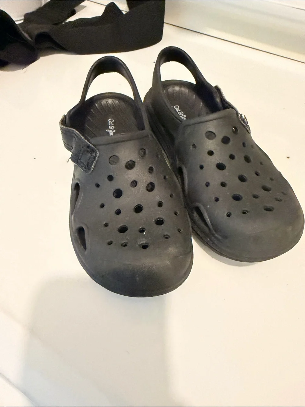Cat & Jack Black Kids Water Clog Shoes